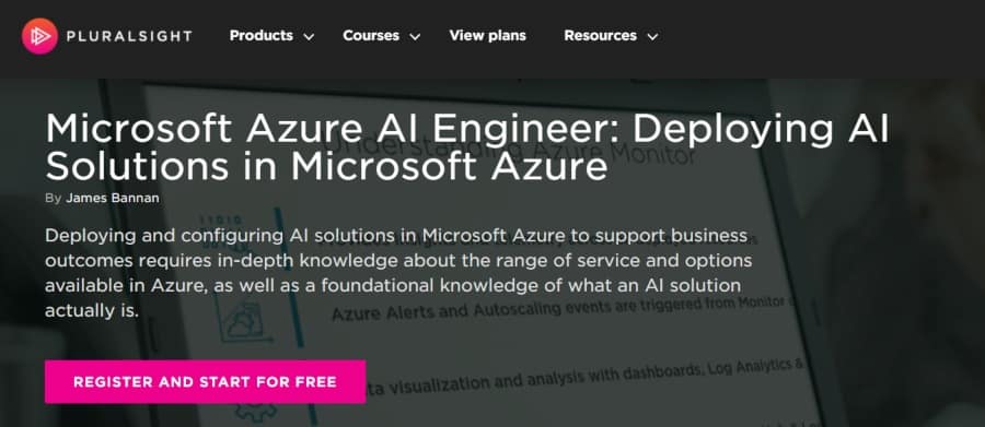 14. Microsoft Azure AI Engineer Deploying AI Solutions in Microsoft Azure (Pluralsight)