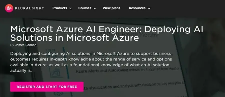 14. Microsoft Azure AI Engineer Deploying AI Solutions in Microsoft Azure (Pluralsight)