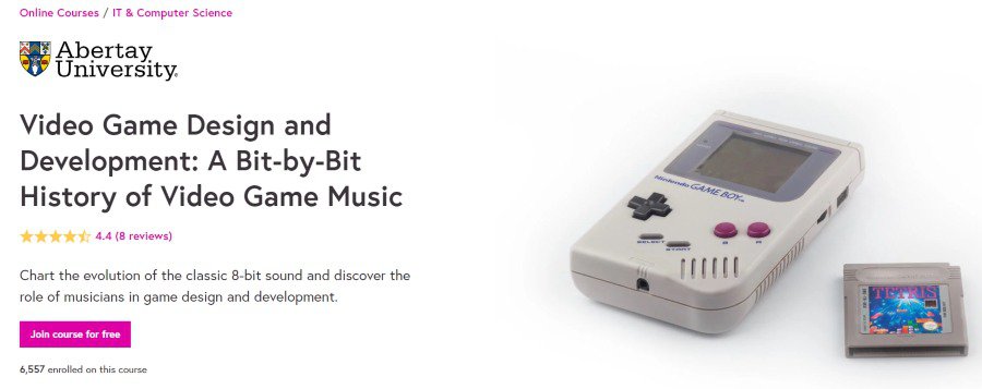 17. Video Game Design and Development A Bit-by-Bit History of Video Game Music (FutureLearn)
