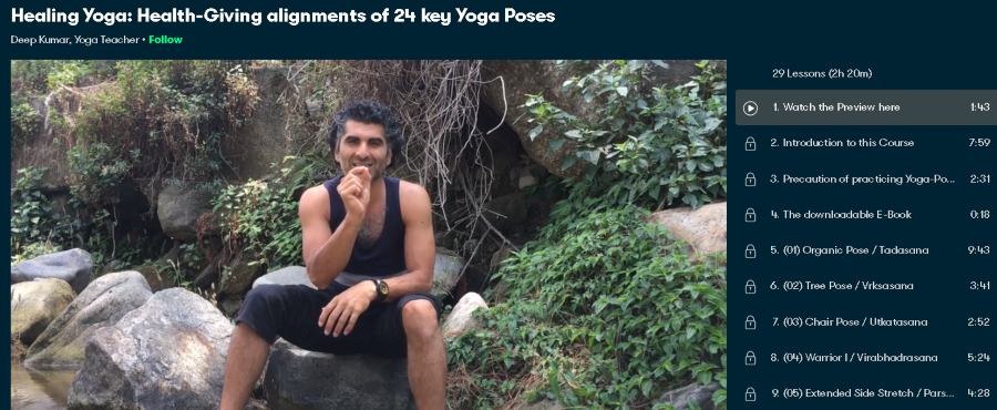 2. Healing Yoga_ Health-Giving alignments of 24 key Yoga Poses (SkillShare)