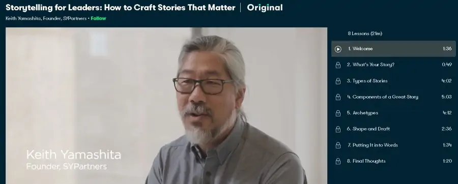 2. Storytelling for Leaders How to Craft Stories That Matter (SkillShare)