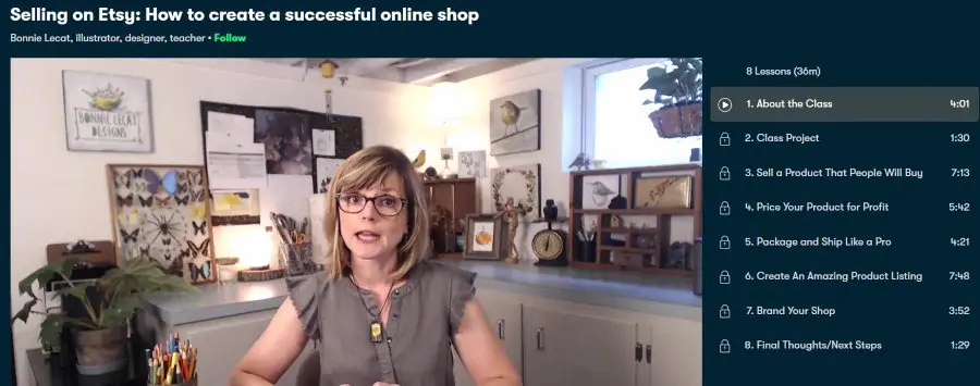 4. Selling on Etsy How to create a successful online shop (Skillshare)