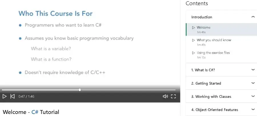 5. C# Essential Training 1 Syntax and Object Oriented Programming (LinkedIn Learning)