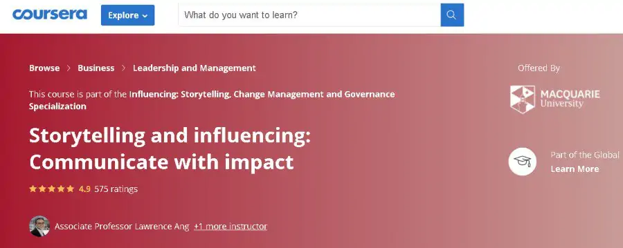 5. Storytelling and influencing Communicate with impact (Coursera)
