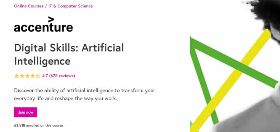 8. Digital Skills Artificial Intelligence (FutureLearn)