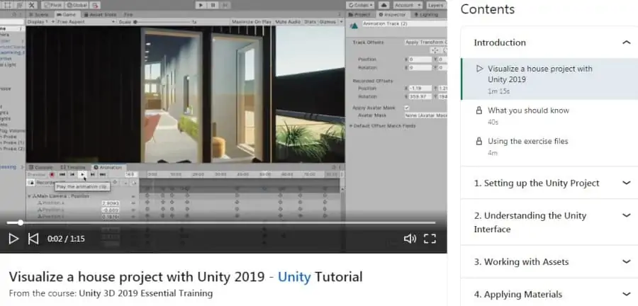 11. Unity 3D 2019 Essential Training (LinkedIn Learning)