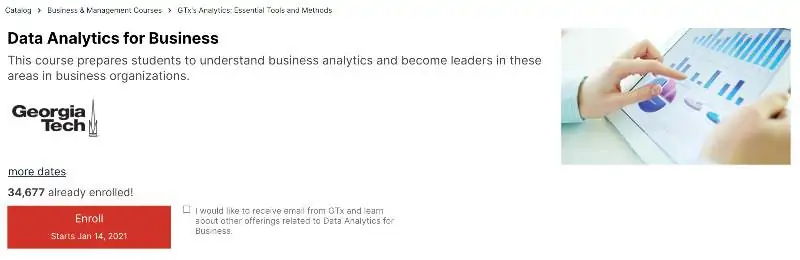 Data Analytics for Business (edX)