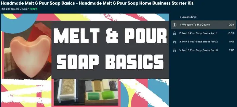 Pour Soap Basics - Handmade Melt & Pour Soap Home Business Starter Kit (Skillshare)