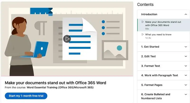 Word Essential Training (Office 365_Microsoft 365) (Linkedin Learning)