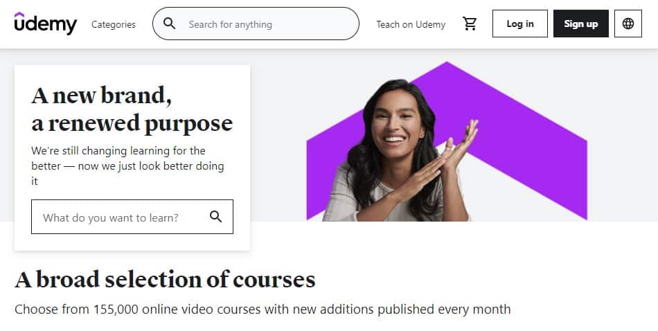 udemy online learning courses