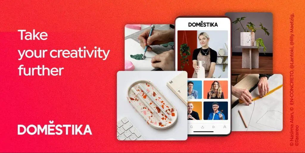 Learn from home with Domestika