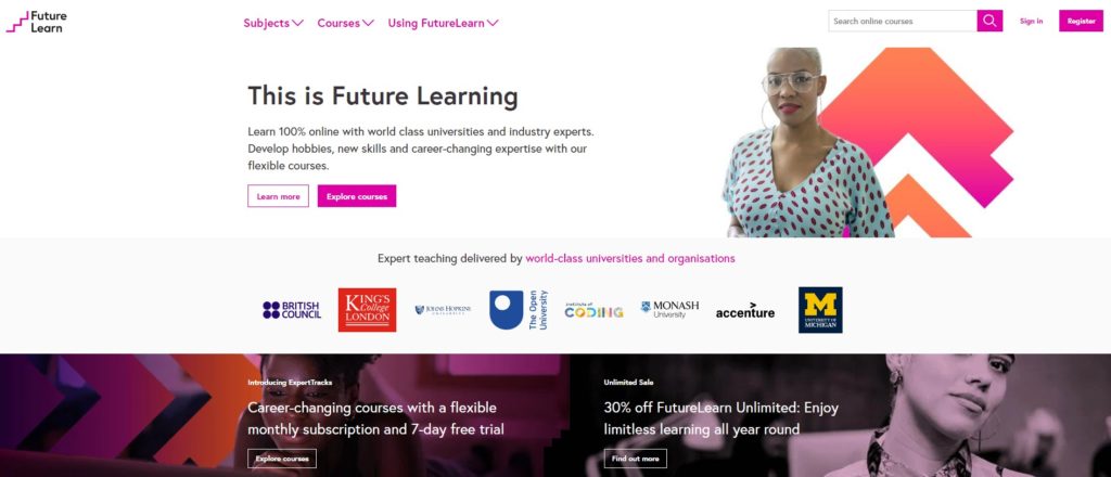 FutureLearn free online courses with certificates
