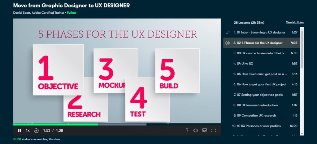 Move from Graphic Designer to UX DESIGNER - Skillshare
