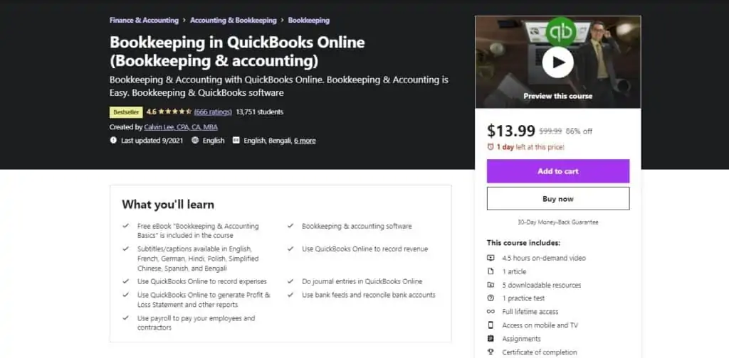Bookkeeping in QuickBooks Online (Bookkeeping & Accounting) - Udemy